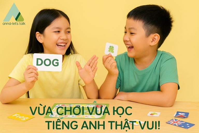 Trò chơi giúp trẻ học tiếng Anh tại nhà - Anna Let's Talk