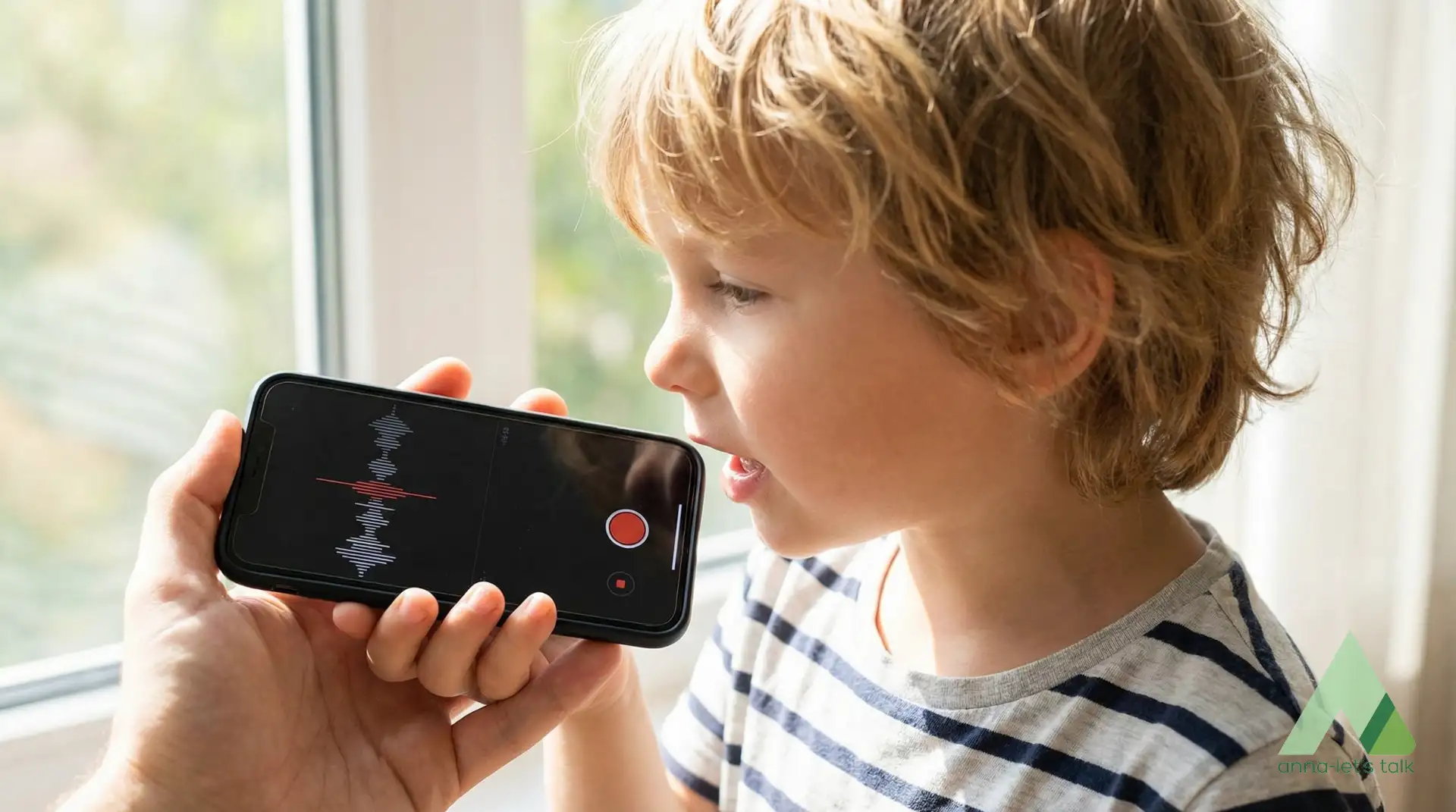 Recording short English speaking practice for kids